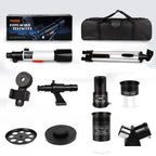 NEYLANG Telescope, 70mm Aperture Portable Refractor Telescope for Astronomy Beginners - White / 70x500MM view 8