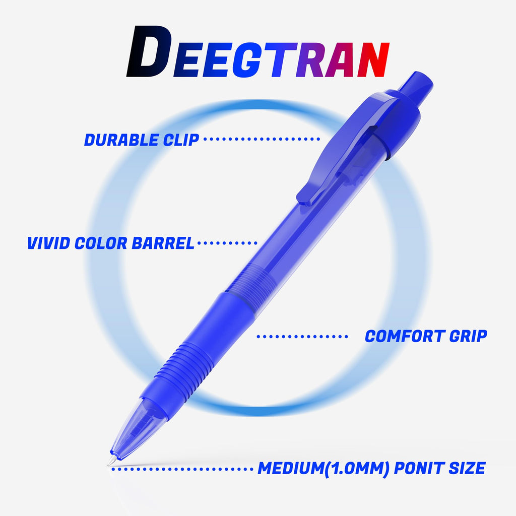 deegtran Ballpoint Pens 30 Pack - Blue view 1