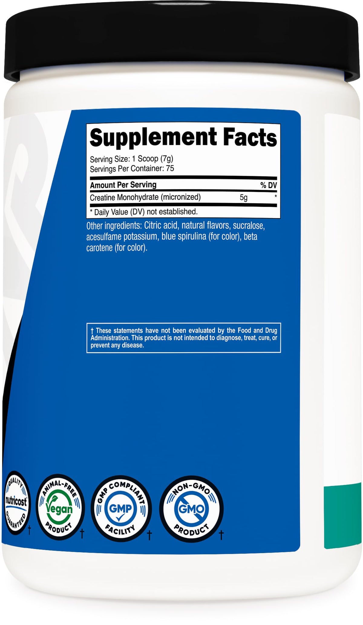 Nutricost Creatine Monohydrate Powder (Coastal Explosion, 500 Gram) (NTC-10674)