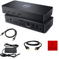 Koncept Dell D3100 USB 3.0 Docking Station, 65W 4K Triple Display Dual Monitor Dock