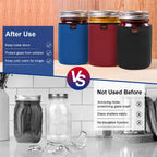 Desing Non-Slip Cozy Insulated Glass Jar Protector Sleeves - view 5