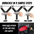 UnbuckleMe Car Seat Buckle Release Tool - Gray & White view 4
