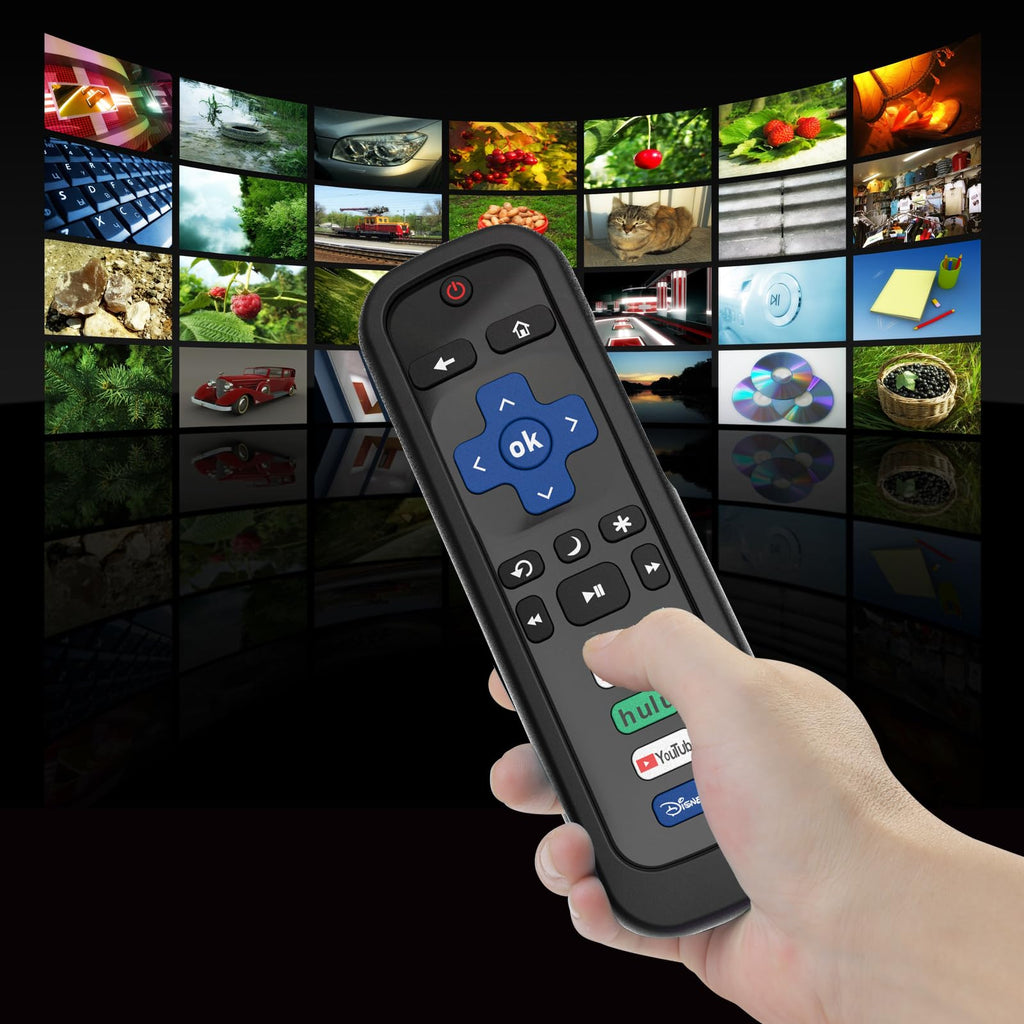 Cover for Roku Stick Remote - Non-glow Black view 4