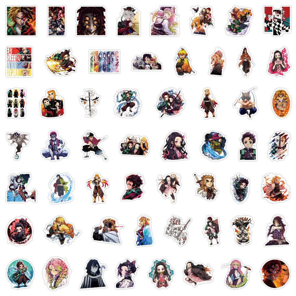 200Pcs Kids Manga Stickers Mixed Pack,Cartoon Characters Stickers Movie Decorative (additional view 2)