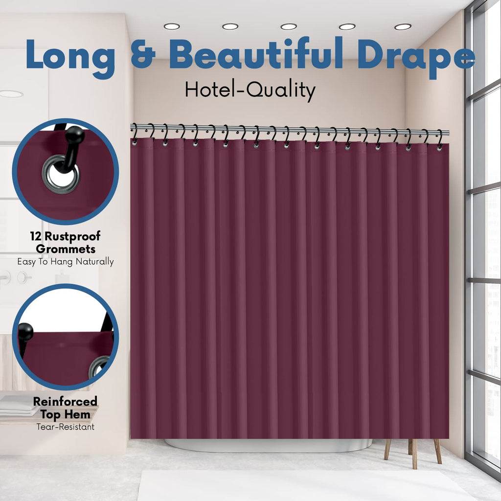 No Smell Shower Curtain Liner 72x72