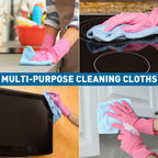 TEAWOO Microfiber Cleaning Cloths-50 Pack, Microfiber Towels Bulk