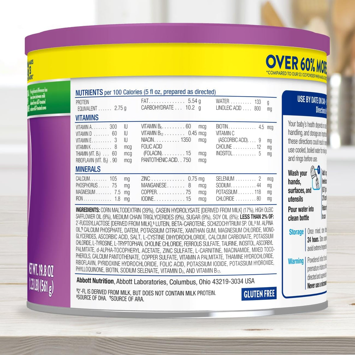 Similac HMO Hypoallergenic Infant Formula, for Food Allergies and Colic