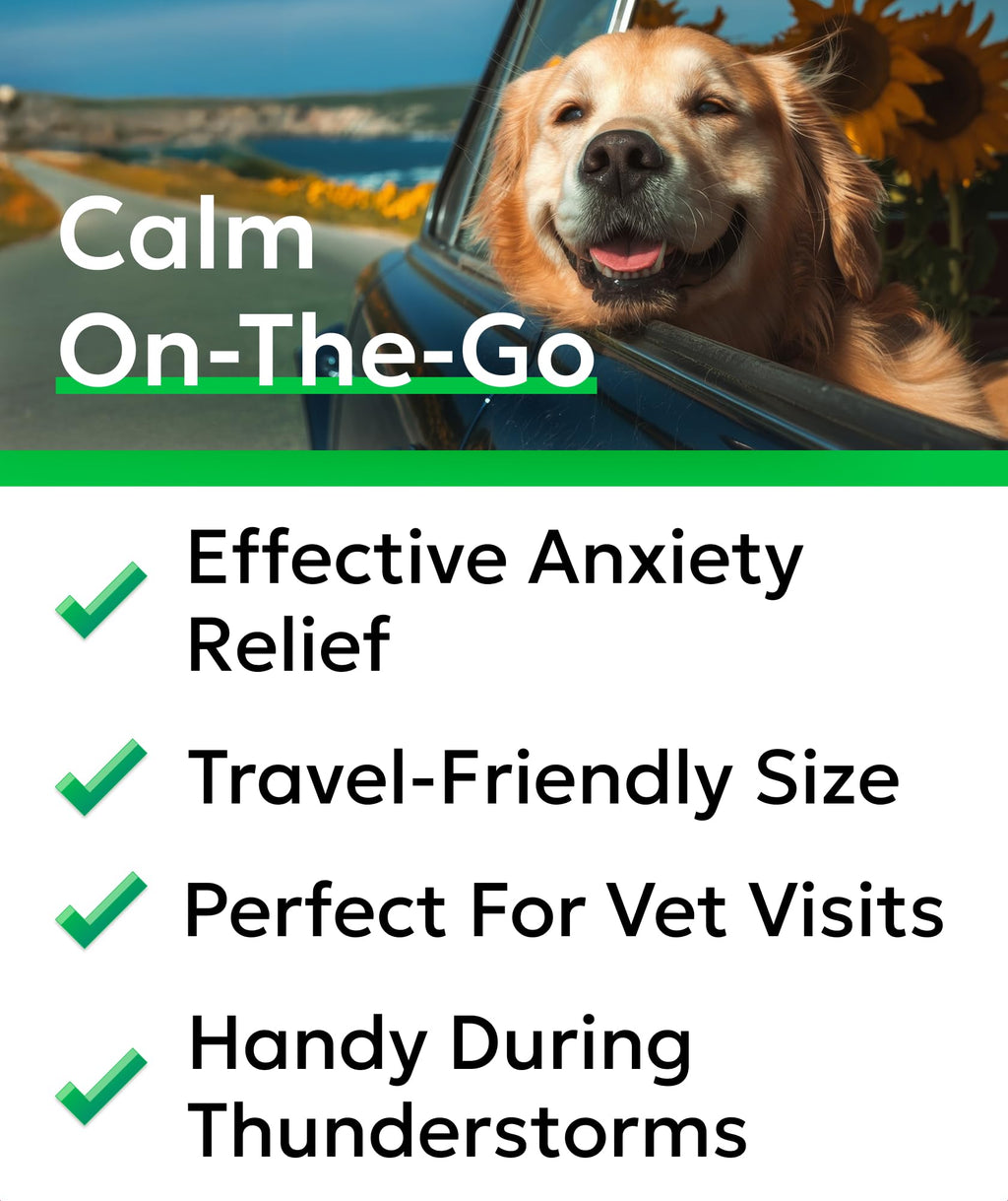 BARK&SPARK Hemp Calming Treats for Dogs - Stress, Anxiety Relief Treats (BS102_ADVANCED)