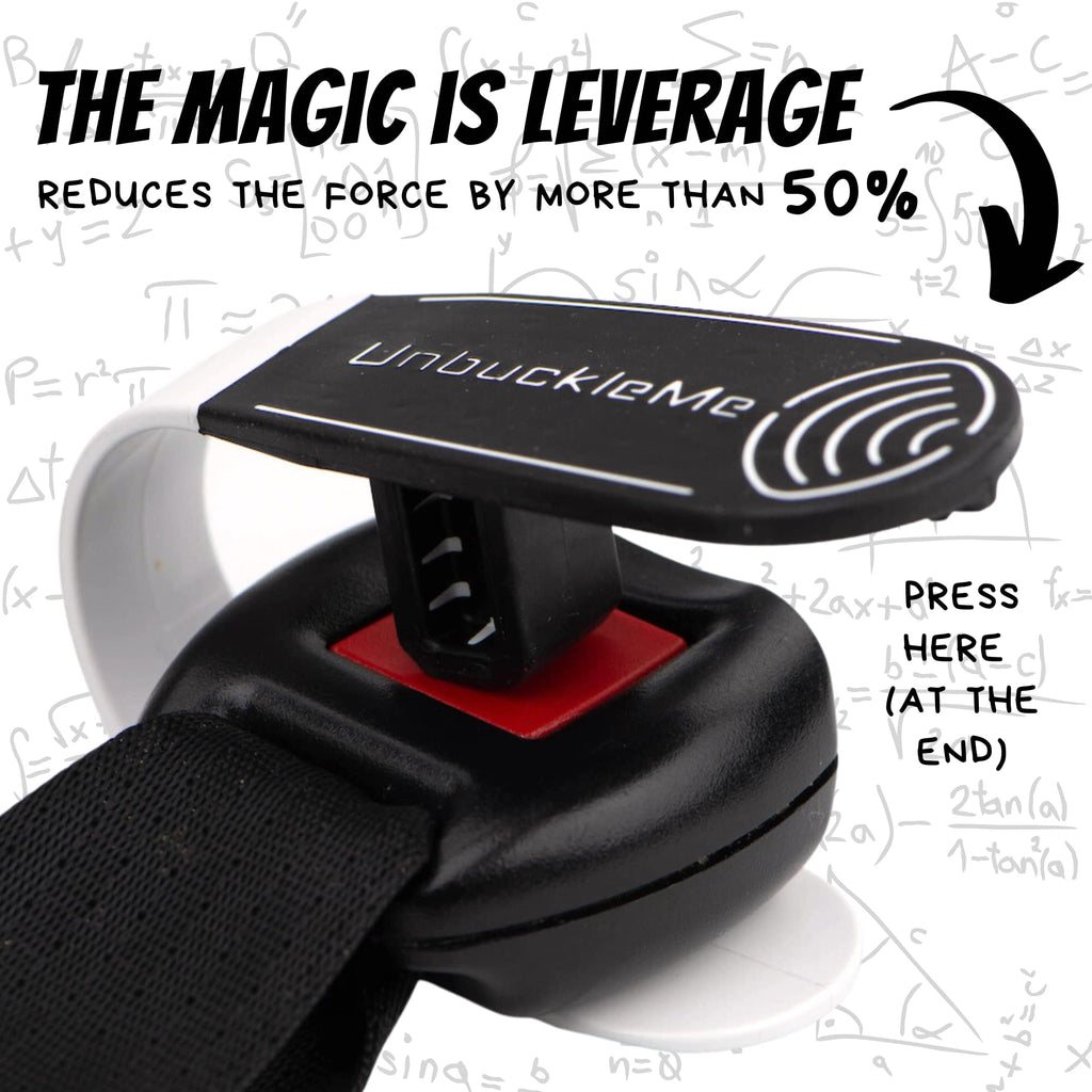 UnbuckleMe Car Seat Buckle Release Tool - Black & White view 3