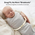 Momcozy Swaddles for Newborns, Quiet Fastener Swaddle for Infant 0-3 Months (Pack of 2)