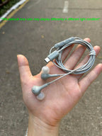 USB C Headphones for iPhone 18 Pro Max 17 16 15/Galaxy S26 FE Wired Earbuds - Sky-Grey view 7