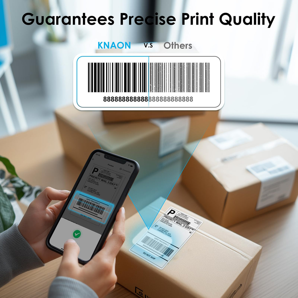 KNAON Bluetooth Thermal Label Printer - view 7