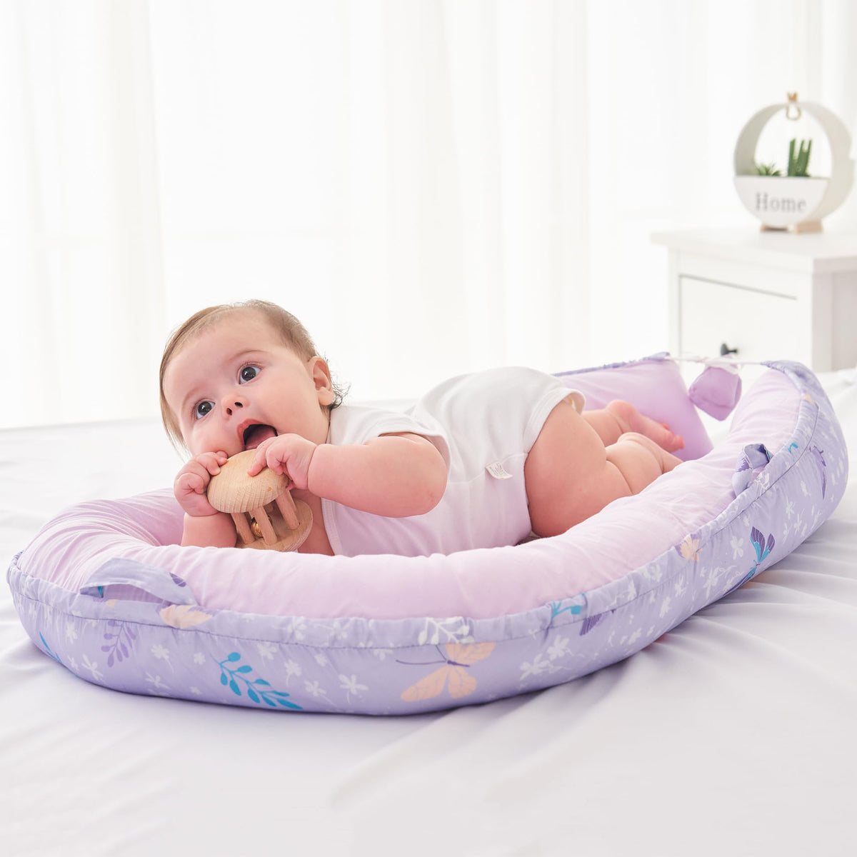 Viviland Baby Lounger Cover - Butterfly view 6