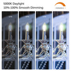 Brtstiun C35 LED Light Bulbs - 4w-5000k Daylight White / 6 Pack view 1
