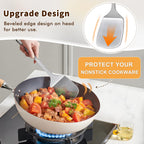 MemoGem Stainless Steel Spatula Set, Metal Solid & Slotted Turner - 1PC -Slotted Spatula view 3
