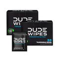 DUDE Wipes On-The-Go Unscented Adult Flushable Travel Wipes, – 60 Count (DW-30-2) (Pack of 2)