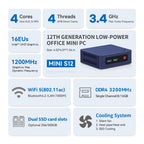 Beelink Mini S12 Mini PC, Intel N95