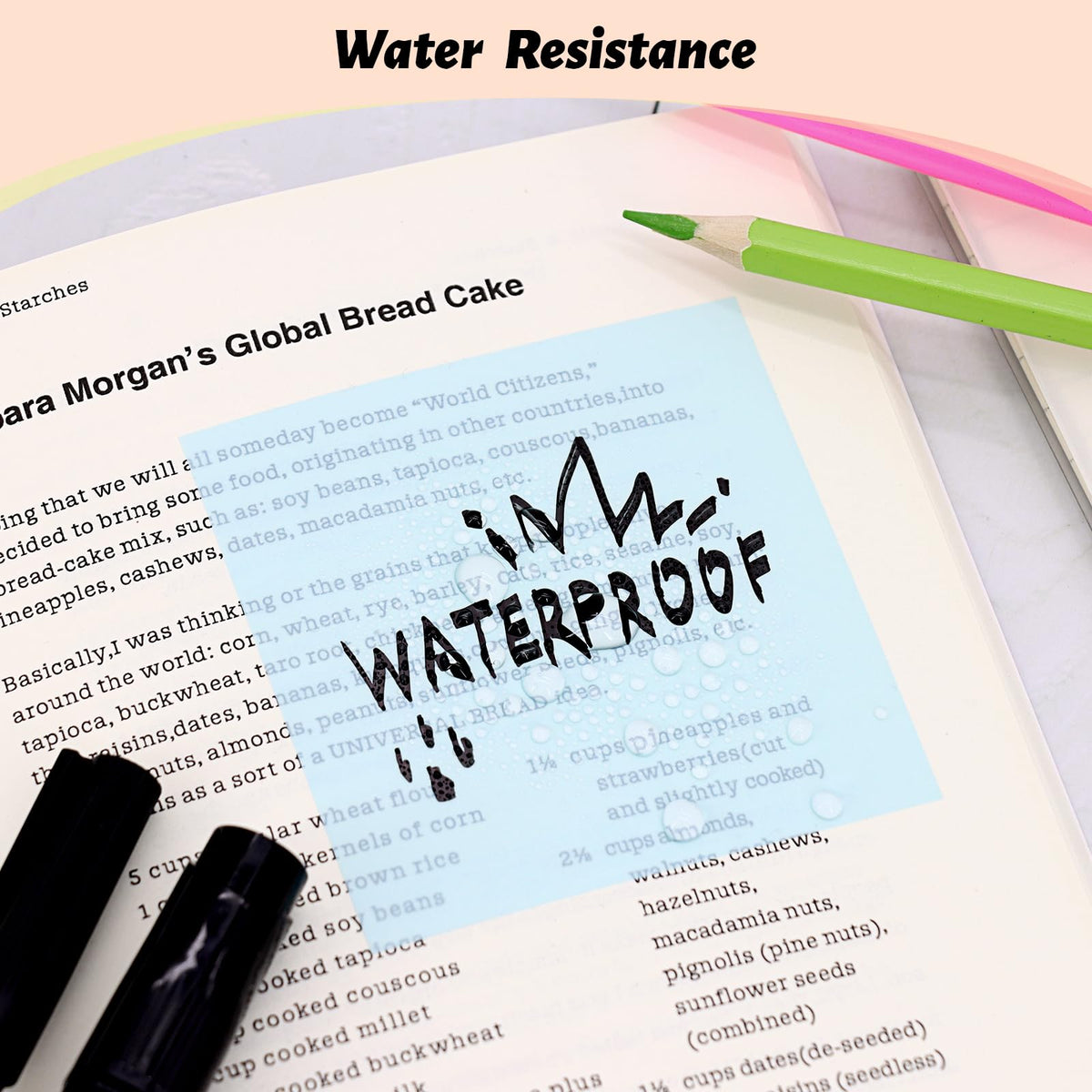 800 Sheets Transparent Sticky Notes