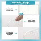 Vtopmart 44 PCS Plastic Drawer Organizers Set, 4-Size Versatile Bathroom and Vanity Organizer Trays, Non-Slip Storage (Pack of 44)