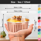 EUSOAR 5oz Baking Cups-3 - view 2