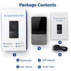 Global Pocket WiFi Hotspot - No SIM,Works in 140+ Countries, 10GB Preloaded, Connect 8 (additional view 3)