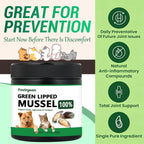 forvirgeen 2 Pack Green lipped Mussels for Dogs Hip & Joint Care (additional view 8)