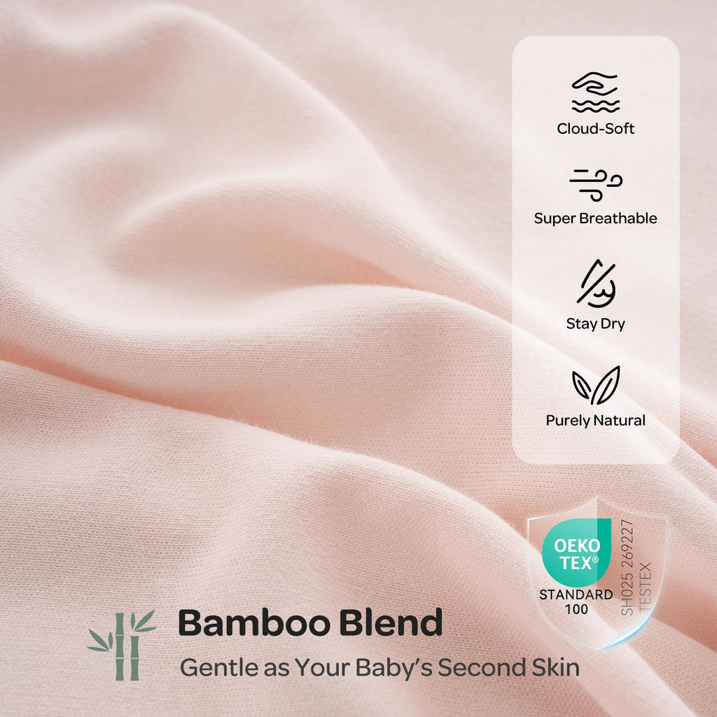 Momcozy Swaddles for Newborns, Quiet Fastener Swaddle for Infant 0-3 Months (Pack of 2)