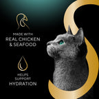 Sheba Selections Filets Wet Cat Food Complement, Variety, 1.3 oz, 8 ct, 2pk (Pack of 2)