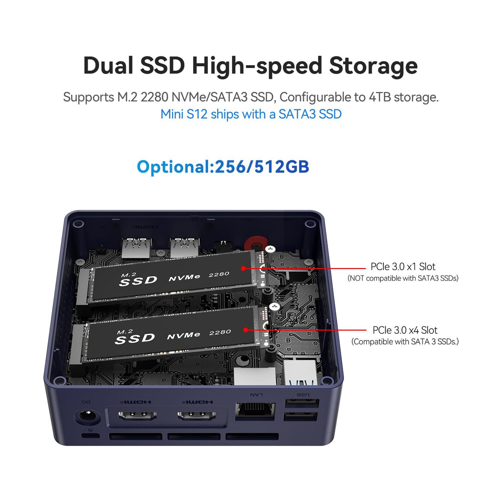 Beelink Mini S12 Mini PC, Intel N95