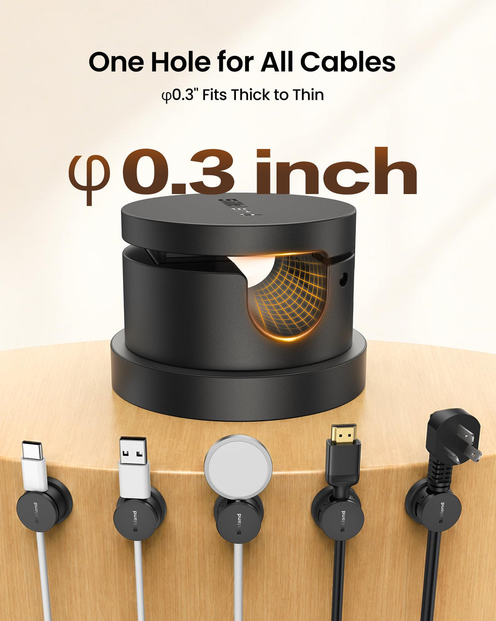 Silkland 360° Rotable Cable Clips - view 4