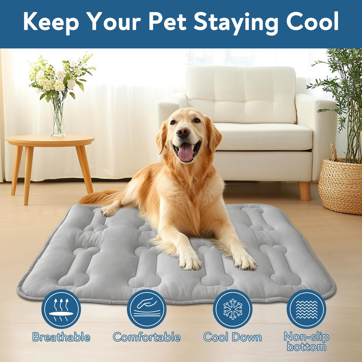 Magik & Kover Summer Dog Cooling Mat 2 Pack - view 2