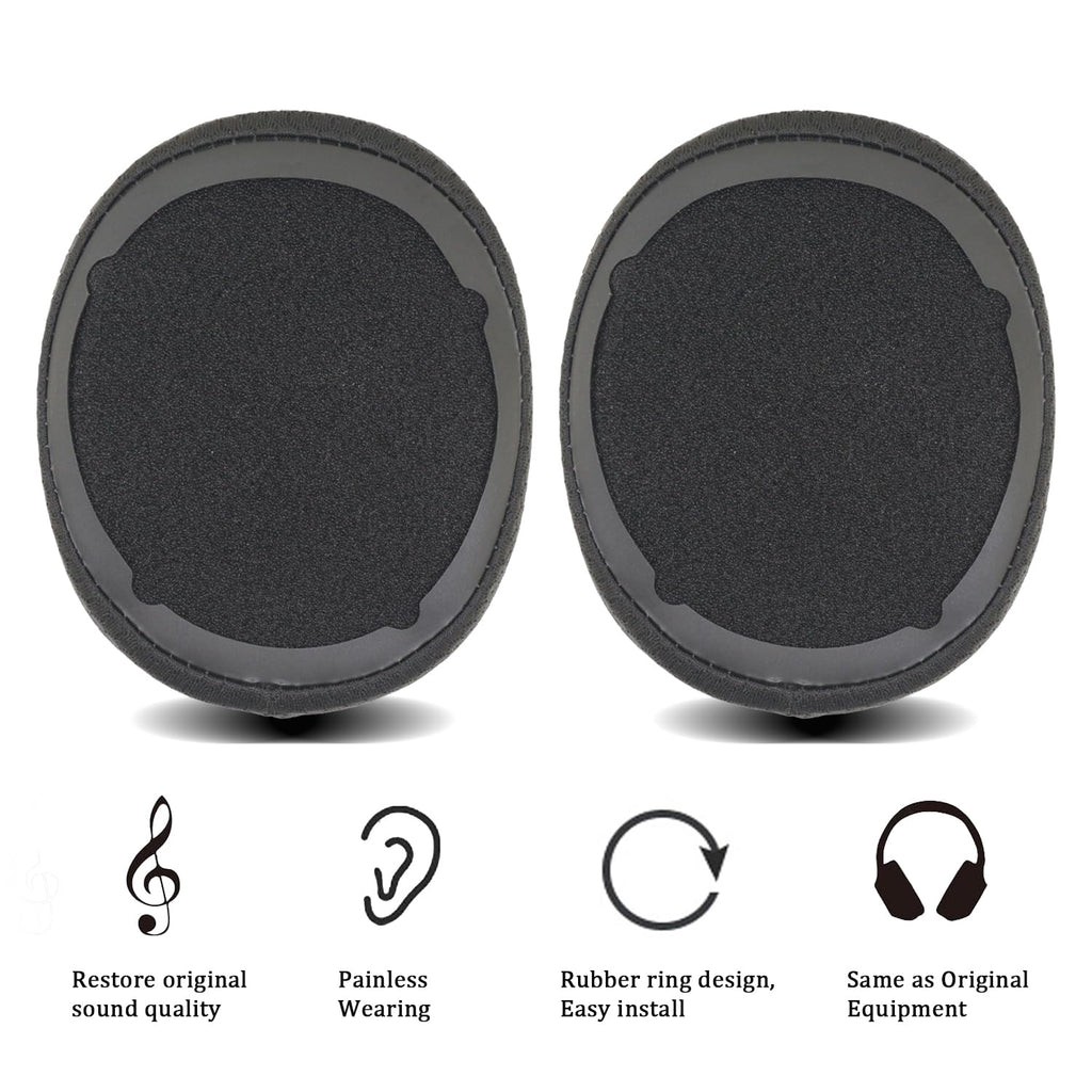 Replacement Ear Pads for Skullcandy Crusher Wireless/Evo/ANC Hesh 3/EVO/ANC - MF black view 3