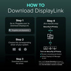 Plugable 7-in-1 USB-C DisplayLink Dock, Dual 4K 60Hz HDMI, 100W PD Charging (additional view 4)