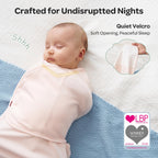 Momcozy Swaddles for Newborns, Quiet Fastener Swaddle for Infant 0-3 Months (Pack of 2)