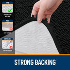 OLANLY Bathroom Runner Rugs 47x20, Extra Soft Absorbent Chenille Bath Rugs (additional view 5)