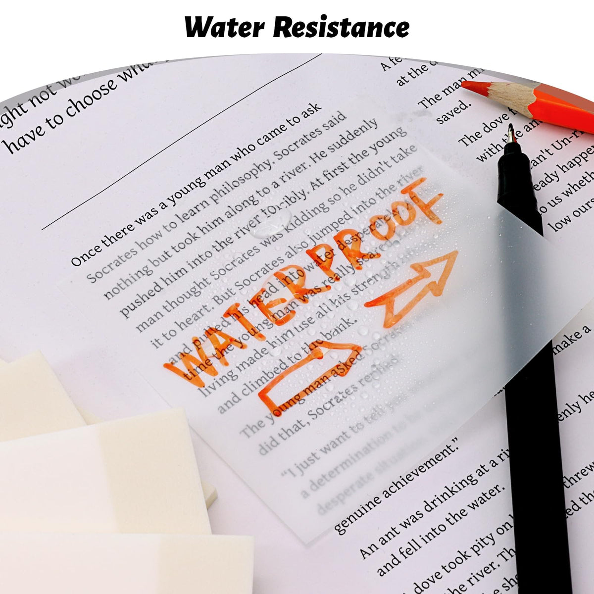 800 Sheets Transparent Sticky Notes