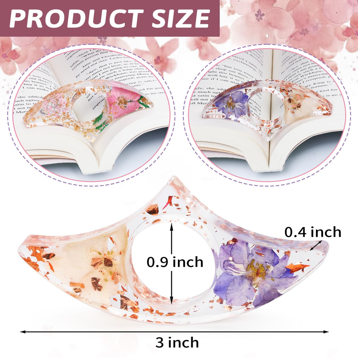 Kaluofan Bookmarks and Thumb Book Page Holder - M / 2PCS view 1