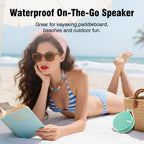 INSMY C12 IP67 Waterproof Shower Bluetooth Speakers,Portable Small Speaker - Mint view 2