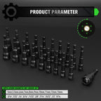 20-Piece Nut Driver - 20pcs 65mm Black view 1