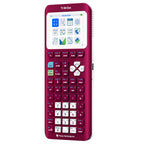 TI-84 Evo Graphing Calculator Texas Instruments, Raspberry (84EVO/FC/1L1/A8)