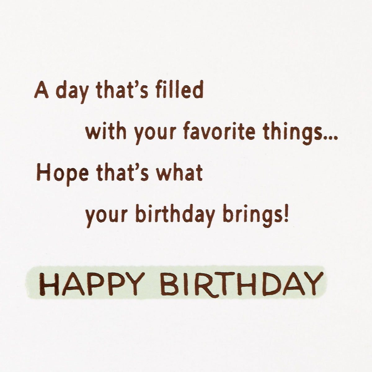 Hallmark Birthday Card