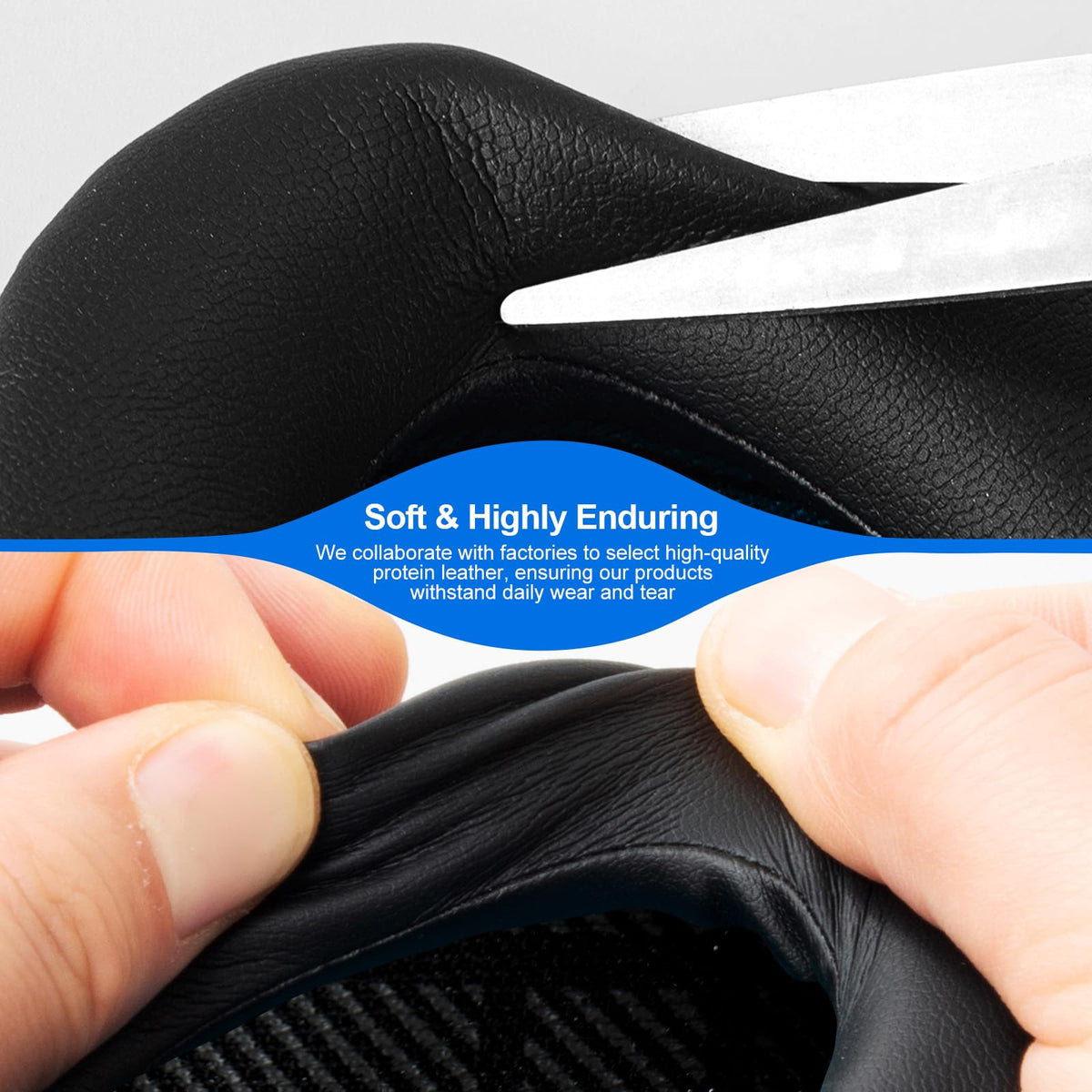 Aurivor Replacement Ear Pads for Bose QuietComfort QC35 QC25 QC15 QC2 Headphones - Black v2 view 3