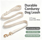 YUDOTE Corduroy Dog Collar and Leash Set - view 14