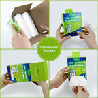 1.2 Gallon Clear Small Trash Bags Strong Leak-Resistant - 150Ct Unscented (additional view 3)