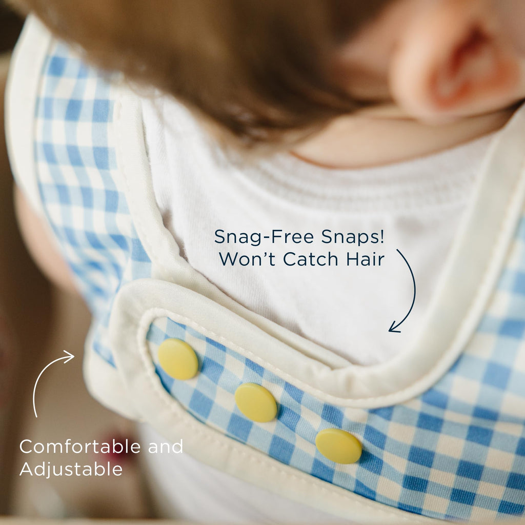 Esembly Bib for Toddler, Waterproof 2 pack - Tiny Tracks + Roar!, Size 2 (additional view 5)