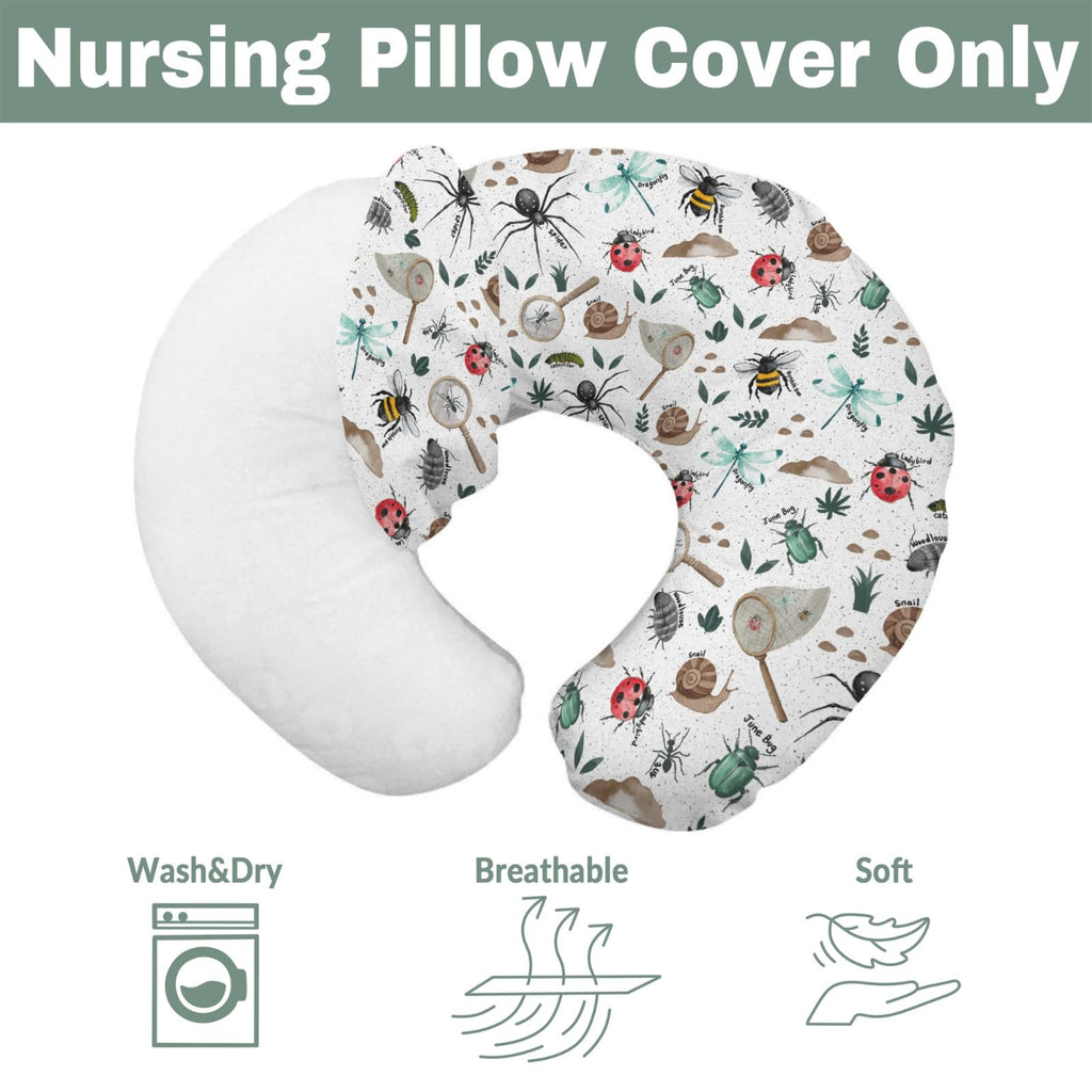 Nursing Pillow Covers for Boy Girl Bees - Hunt view 6