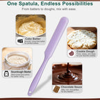 6 PCS Silicone Spurtle Spatula Set for sourdough starter Baking Cooking (additional view 6)