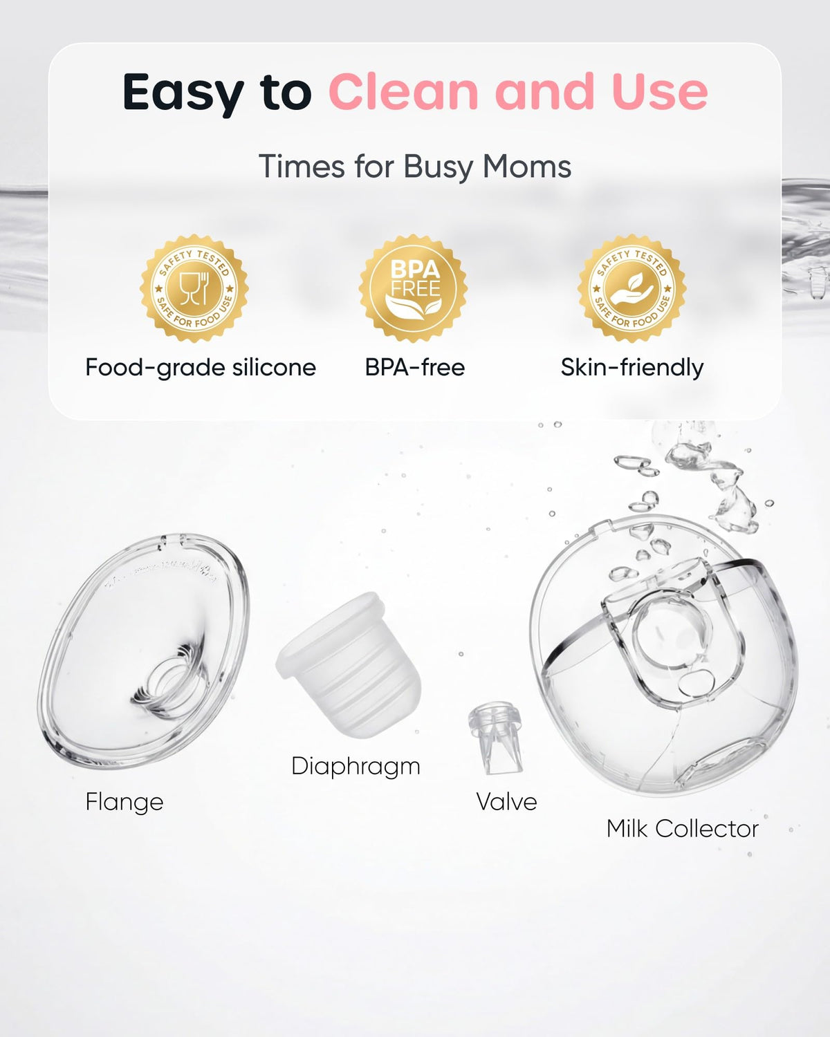Nuliie S32 Wearable Breast Pump Hands-Free, More Private Electric Pump (additional view 2)