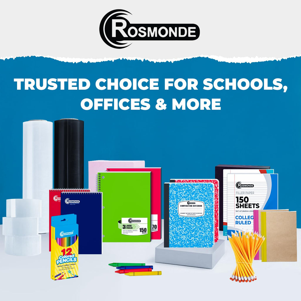 Rosmonde Composition Notebooks Wide Ruled - 12 Pack view 7