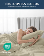 Lane Linen 100% Egyptian Cotton Ultra Soft Sheets - 41: Swiss Dot - Linen view 3